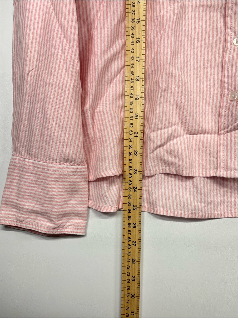✨Lola River Pink Stripe Casual Button-Down Shirt Size XL - Picture 11 of 11